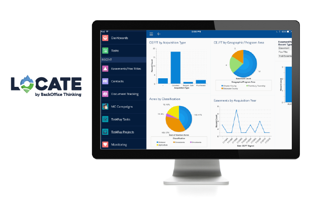 Locate - Land Conservation Software screenshot. 
