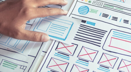 Website Redesign Hand Drawn