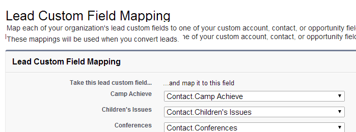 Nonprofit Use Case for Salesforce Web to Lead Form