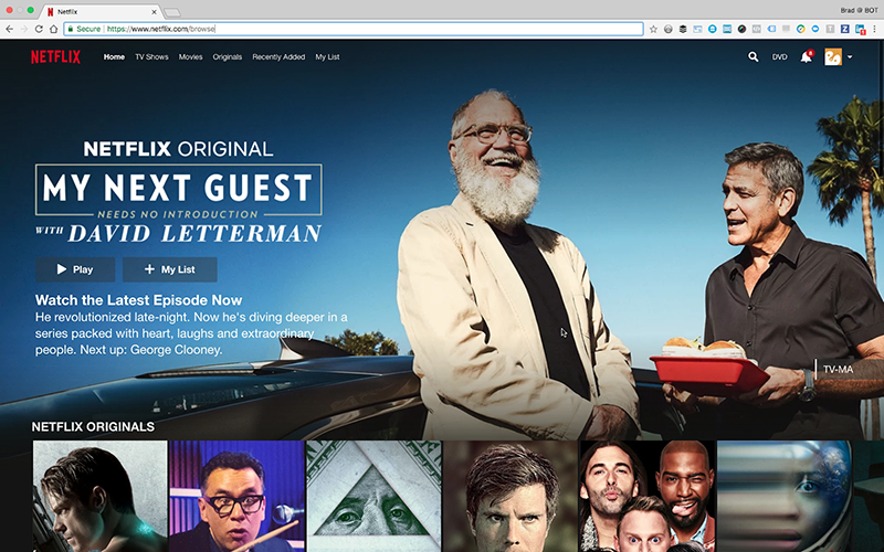 Netflix native mobile app