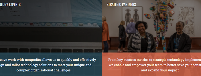 Website upgrades for Nonprofits Look and Feel
