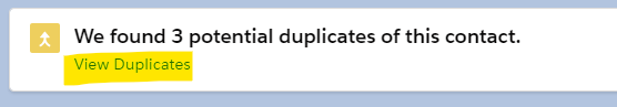 salesforce view duplicates