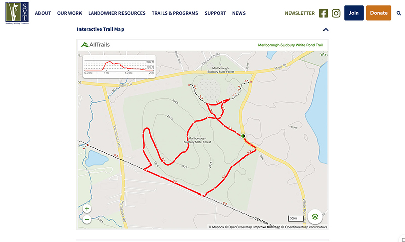 Website Redesign - All Trails Integration