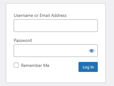 Nonprofit Password Management Login Screen