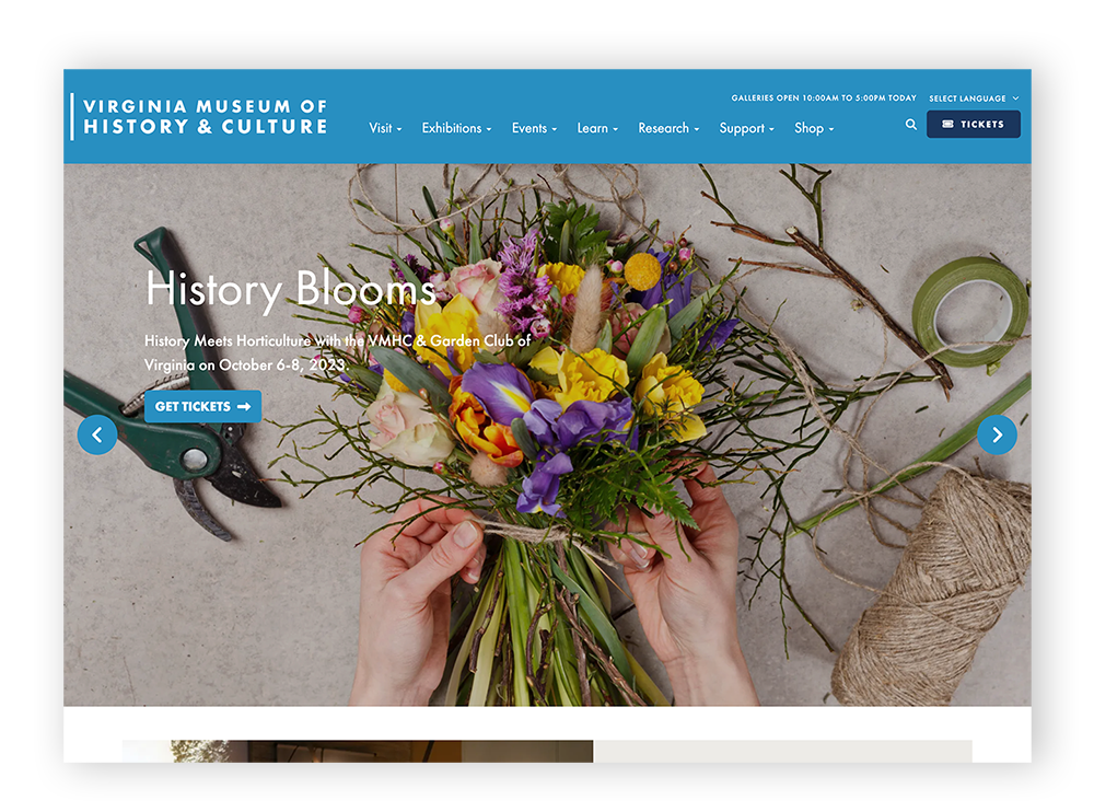 Virginia Museum of History & Culture Home Page