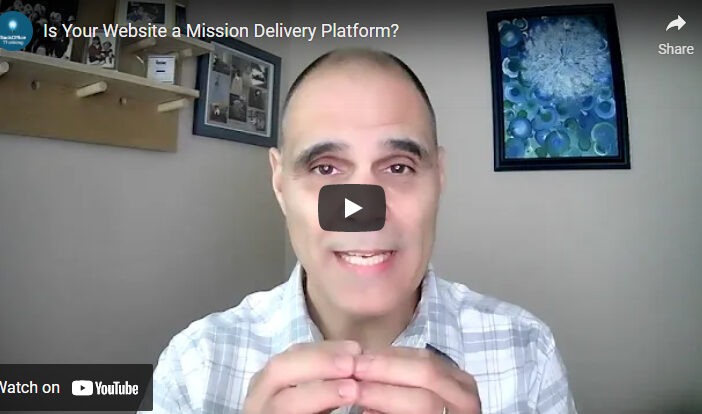 Mission Delivery Platform for Nonprofits Video Play Screen