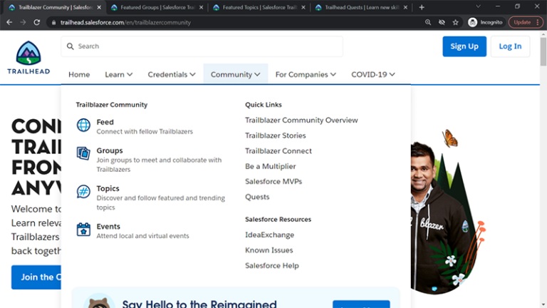 Salesforce Communities for Nonprofits - Community Tab