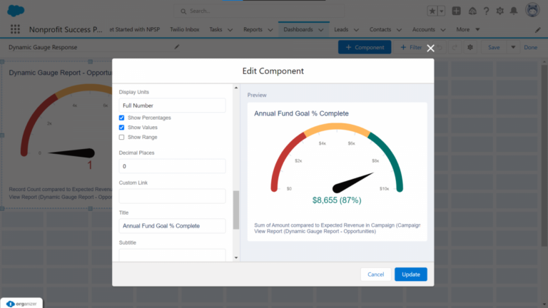 Salesforce Dynamic Gauge - Visualizing Goals