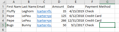 Importing Contributions in CiviCRM Spreadsheet Setup