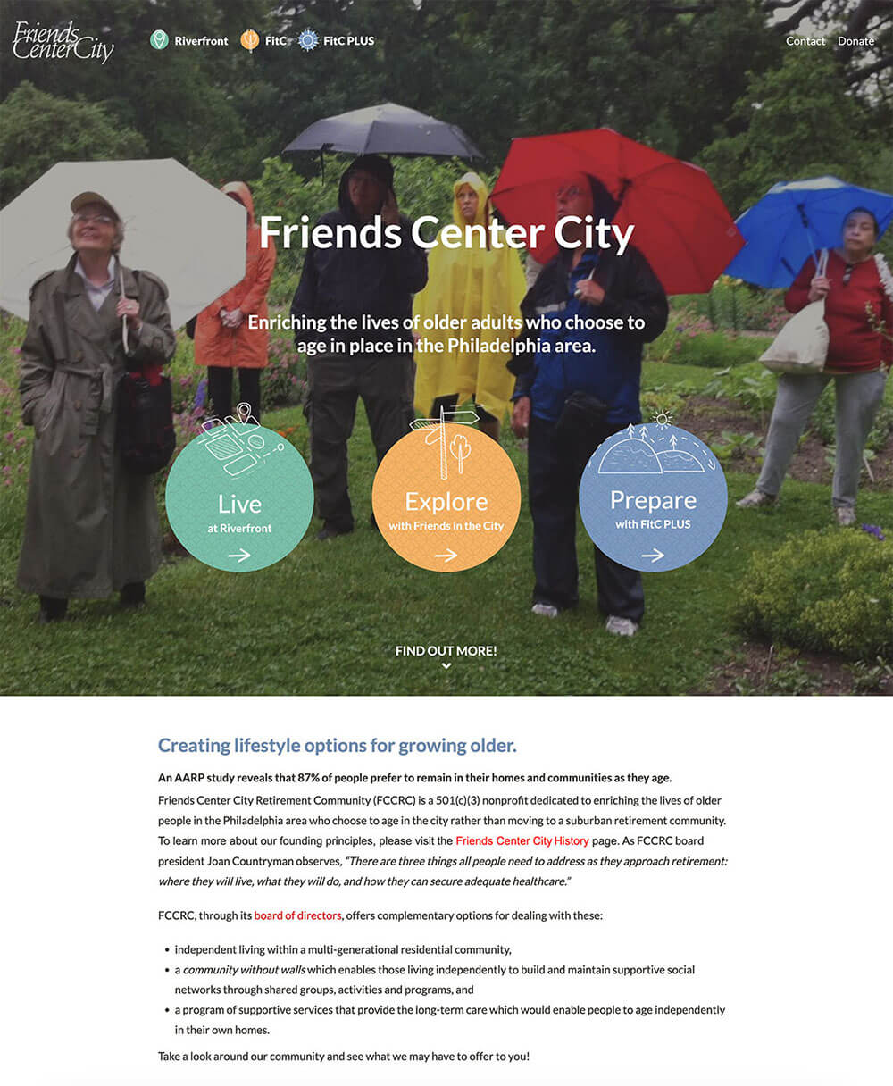 Friends Center City Home Page