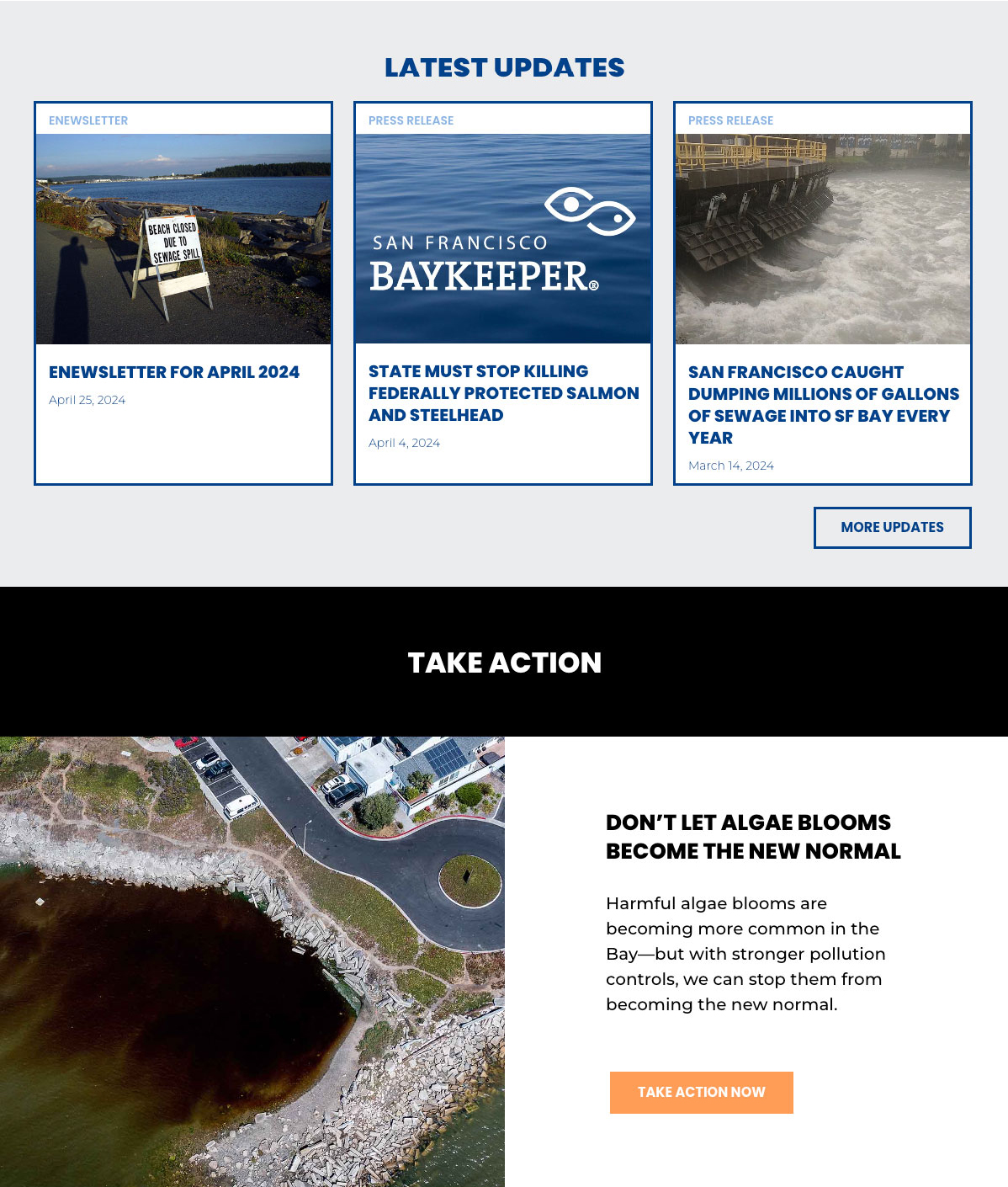 Baykeeper Home Page 2nd Half